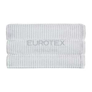 Set Asciugamani di Spugna da 6 pezzi Bianco di Puro Cotone Fornitura  Albergo B&B Hotel Agriturismo